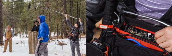 Alex Quitugua sound recordist on THE DEVIL'S TOLL (Directed by: Andrew Sauer).